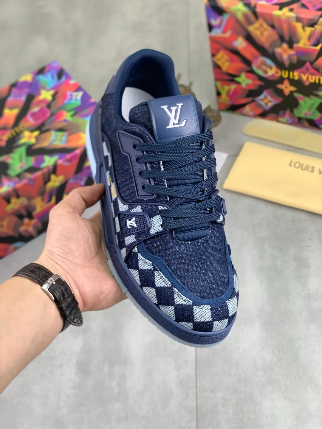 Men's men's shoes 💰P542 new style 💶[LOUIS VUITTON] (original order) new style 🍀LV Louis Vuitton *——LV classic trendy shoes! Made of imported original cowhide and water-dyed cowhide lining. The latest original wear-resistant rubber combination outsole! High quality products! Multiple colors available, code number: 38-46